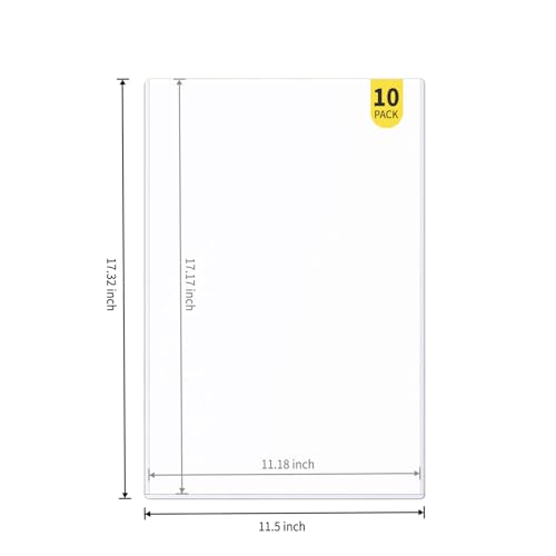 10-Pack 11 x 17 Inch Art-Print-Toploaders - Premium Art Print Topload Holders, Crystal Clear Art Print Top loaders, Hard Plastic Sheet Protectors for Photographs, Lithographs, Artworks, Collectibles - size: 10ct 11" x 17" Art Print Toploader
