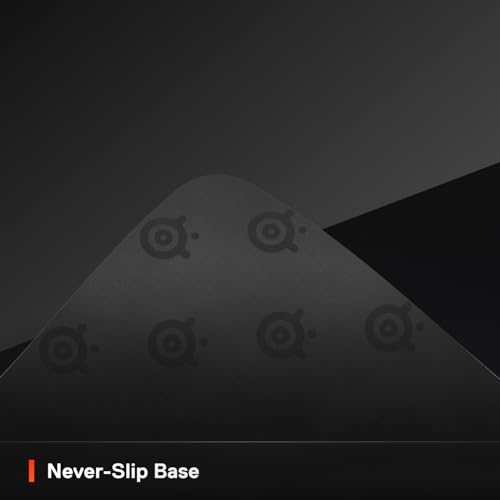SteelSeries QcK Gaming Mouse Pad - Cloth - Peak Tracking and Stability - Esports Mousepad - Never-Slip - Full Desk Coverage,XXL (Pack of 6) - color: Black, size: XXL (Pack of 6), style: Classic