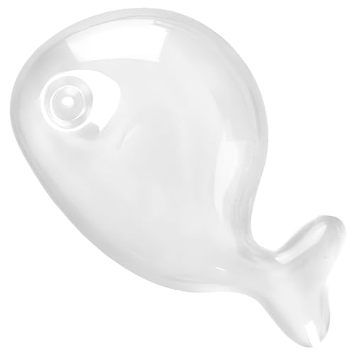 Gel Wrist Rest for Keyboard and Mouse Transparent White Whale Elbow Pad Cushion Ergonomic Cute Clear Cool Mouse Wrist Pad Silicone Non-Slip Support for Computer Gaming Home Office Men Hand Pillow - color: Whale White