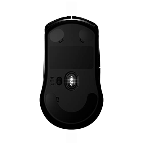 SteelSeries Rival 3 Wireless Gaming Mouse – 400+ Hour Battery Life – Dual Wireless 2.4 GHz and Bluetooth 5.0 – 60 Million Clicks – 18,000 CPI TrueMove Air Optical Sensor,Black - color: Grey