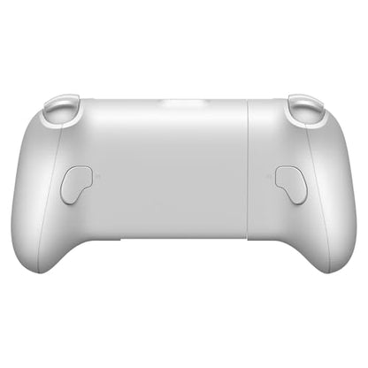 8BitDo Ultimate Mobile Gaming Controller for Android devices, Bluetooth Mobile Game Controller with Hall Effect Joysticks and Hall Triggers (White) - color: White