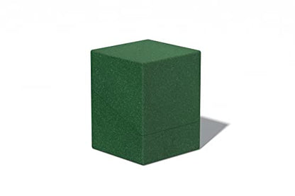 Ultimate Guard RTE Boulder 100+, Deck Case for 100 Double-Sleeved TCG Cards, Green, 97% Renewable, Made in Germany, Secure & Durable Storage - color: Green