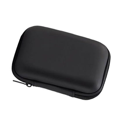 R36S Handheld Gaming Console Bag Shock Proof Portable Travel Carrying Case Storage Box with Pocket - color: Black