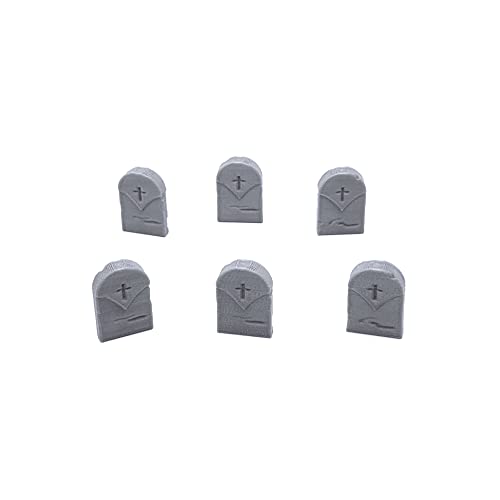 EnderToys Mausoleum Graveyard Scene - DND Terrain Scenery for Tabletop 28mm Miniatures Wargame