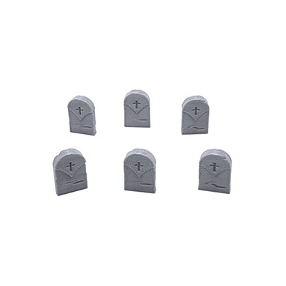 EnderToys Mausoleum Graveyard Scene - DND Terrain Scenery for Tabletop 28mm Miniatures Wargame