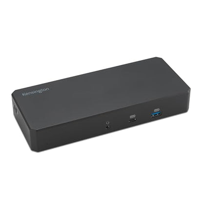 Kensington SD3210U3 USB-C® 10Gbps Triple Video Driverless Dock 100W PD - DP/HDMI - Windows, Supporting Thunderbolt™ 5, Thunderbolt™ 4, USB4®, and USB-C® Alt Mode laptops with up to three 4K (K32802NA)