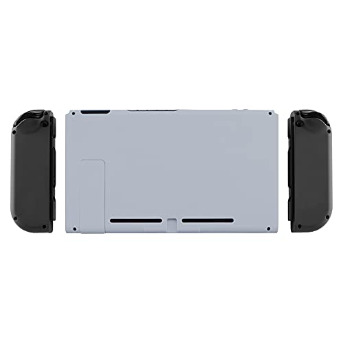 eXtremeRate New Hope Gray Back Plate for Nintendo Switch, DIY Replacement Housing Shell Case for Nintendo Switch Console with Kickstand [Only the Backplate, NOT the Console] - color: New Hope Gray