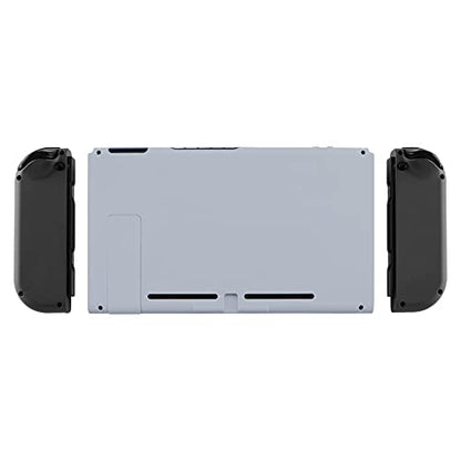 eXtremeRate New Hope Gray Back Plate for Nintendo Switch, DIY Replacement Housing Shell Case for Nintendo Switch Console with Kickstand [Only the Backplate, NOT the Console] - color: New Hope Gray
