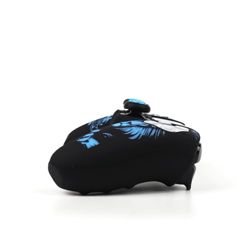Lion Controller Skin Cover Compatible with PS5/Playstation 5 Controller, RALAN Protector Case Customised Thumb Grip - color: Lion Black Blue