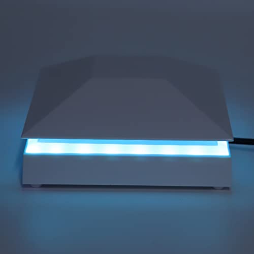 Console Cooling Fan Controller Charger Accessories Charging Station Cooling Station Cooling Fan Stand,Cooling Fan 12w Colorful Light Adjustable for Touch Console (White)