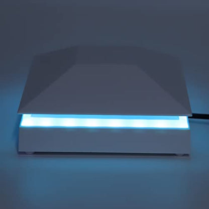 Console Cooling Fan Controller Charger Accessories Charging Station Cooling Station Cooling Fan Stand,Cooling Fan 12w Colorful Light Adjustable for Touch Console (White)
