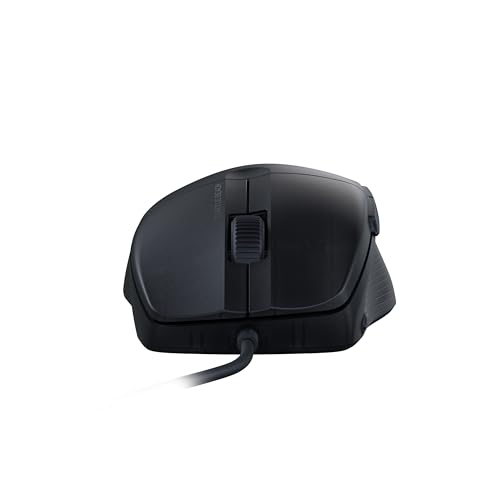 Turtle Beach Pure SEL Wired RGB Gaming Mouse for PC | Ultra-Lightweight, 8K DPI Optical Sensor, Mechanical Switches, Pretension System, Pure PTFE Glides, AIMO RGB Lighting, Black - color: Black
