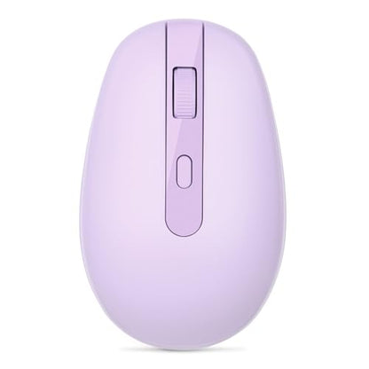 Rii Wireless Mouse RM700 2.4G Silent Mouse with USB Nano Receiver for Laptop,PC,Mac,Chromebook,Windows (Purple) - color: Purple