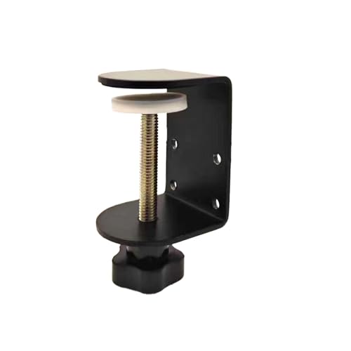 Small C Clamps 2 Inch with 4 Small Holes in the Back, 1-Pack Adjustable Desk C-Clamp for Range 0.39"~2", Versatile Clamp for Brake, Parts Assembly, Fastening, Welding, Woodwork, Metal Work - size: 2 in, style: 1-Pack