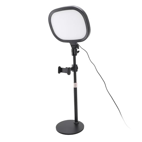 Video Conference Lighting Kit with Adjustable Stand & Phone Holder - Ideal for Zoom, Streaming, Makeup, and Video Recording