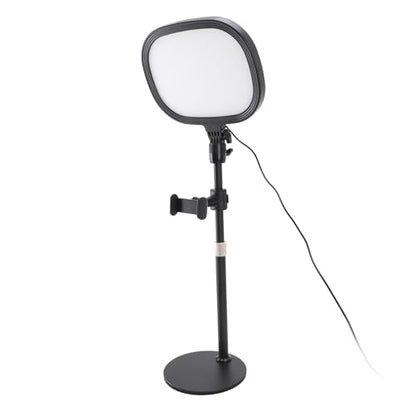 Video Conference Lighting Kit with Adjustable Stand & Phone Holder - Ideal for Zoom, Streaming, Makeup, and Video Recording