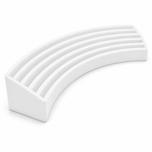 Playing Card Holder Stand – Hands-Free Card Organizer for Board Games | Multi-Tier Slot Design | Freestanding Tabletop Display Rack for Poker Night, Family Game Night & - color: White