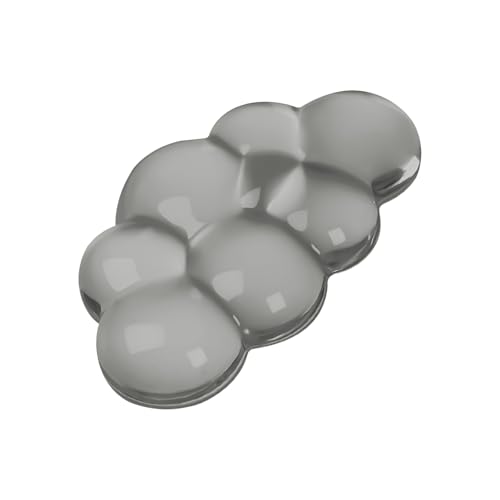 Gel Cloud Mouse Wrist Rest, Cute Wrist Support and Arm Support for Mouse Rest Typing Pain Relief，Suitable for Office/Computer/Laptop/Gaming (Transparent Gray) - color: Mouse Gray