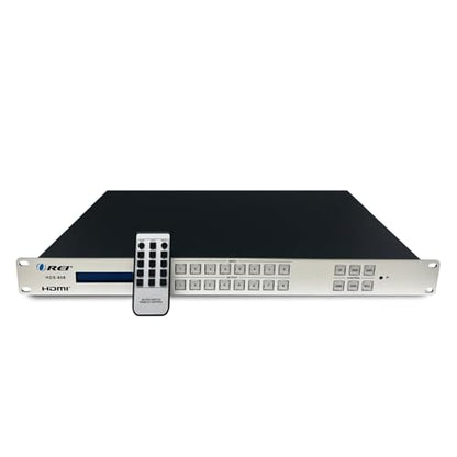OREI 8x8 HDMI Matrix Switch – 4K@30Hz, EDID, RS-232, WebGUI, IR, HDCP 2.2 | HDMI Matrix 8x8, 4K HDMI Switch – 4K to 1080p Downscaling, 8 Presets, Dolby Atmos, DTS:X, Rack Mount - size: 8X8 Matrix Switch
