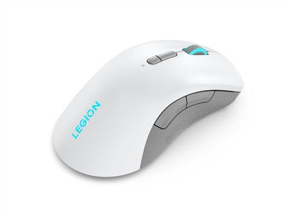Lenovo Legion M600 RGB Wireless Gaming Mouse – 16,000 DPI, 9 Programmable Buttons, 200-Hour Battery Life, 50-Million Clicks Durability – Ambidextrous Computer Mouse (Stingray) - color: Stingray, size: Large | Ambidextrous, style: M600