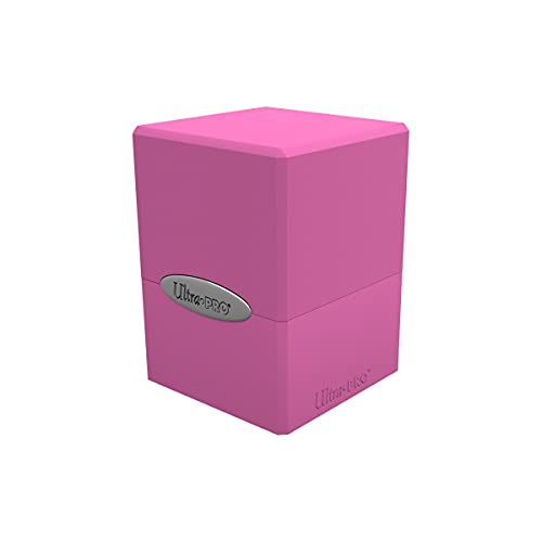 Ultra Pro - Satin Cube Deck Box - Hot Pink - color: Hot Pink