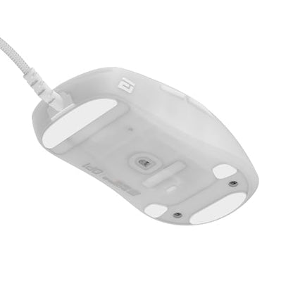ENDGAME GEAR OP1 RGB Gaming Mouse - Precision Sensor, Kailh GX Switches, White Frost, RGB Lighting, White Frost | Lightweight RGB gaming mouse, optical sensor, Kailh GX switches, claw grip for FPS PC gaming - color: White Frost, style: OP1 RGB