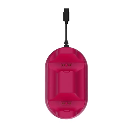 PDP Gaming PlayStation 5 METAVOLT Dual Charging Station for 2 Wireless PS5 Controllers (Cosmic Red) - color: Cosmic Red