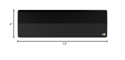 GLORIOUS Gaming Wooden Keyboard Wrist Rest (Compact) - White Ash Wood, Medium-Coarse Grain, Smooth Surface, Sweat & Oil Resistant, Easy Clean, Anti-Slip Rubber Base, 13" x 4" x 0.79" - Onyx - color: Onyx, size: Compact Keyboard Wrist Rest