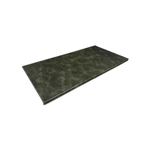 Desk Pad with Edge-Locked Protection, Waterproof Office Table Protector for Laptop Keyboard, Home Non-Slip Gaming Writing Mat (Dark Green,39.3x19.6in) - color: Dark Green, size: 39.3x19.6in