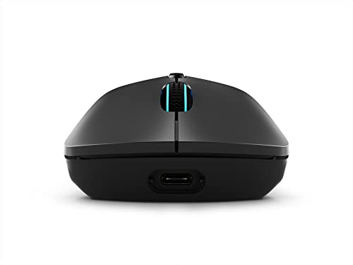 Lenovo Legion M600 RGB Wireless Gaming Mouse – 16,000 DPI, 9 Programmable Buttons, 200-Hour Battery Life, 50-Million Clicks Durability – Ambidextrous Computer Mouse (Black) - color: Iron Grey, size: Large | Ambidextrous, style: M600
