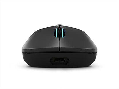 Lenovo Legion M600 RGB Wireless Gaming Mouse – 16,000 DPI, 9 Programmable Buttons, 200-Hour Battery Life, 50-Million Clicks Durability – Ambidextrous Computer Mouse (Black) - color: Iron Grey, size: Large | Ambidextrous, style: M600