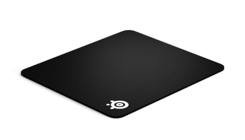 SteelSeries QcK Heavy - Large - Gaming Mouse Pad - Extra Thick Non-Sip Rubber Pad - Exslusive Microfiber Surface - Peak Tracking and Stability - Optimized For Gaming Sensors - color: Black, size: Large, style: Heavy