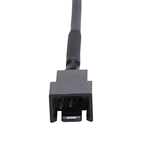 Gebildet 12V Voltage Step-Up USB to 3-Pin and 4-Pin PC Fan Sleeved Power Adapter Cable+Splitter Cable 1 to 2 with Switch and Speed Regulator - style: USB (1 to 2) switch/regulator
