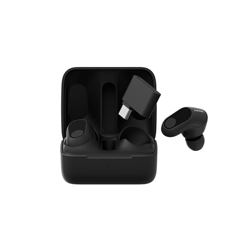 Sony INZONE Buds Wireless Noise Cancelling Gaming Earbuds, Black | Perfect for PlayStation® 5, PC/PS5/Switch/Mobile, 48Hr Battery with Case, Low Latency 2.4GHz USB-C Dongle, Truly Wireless - color: Black