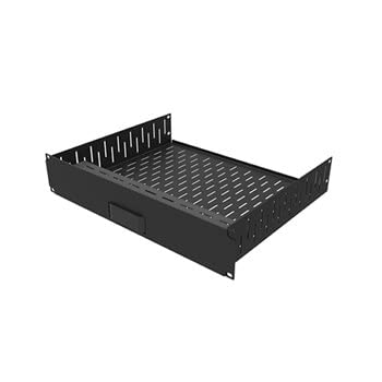 Penn Elcom Custom Media Rack Shelves Compatible with Apple TV Gen 4 (2U, 1 x Apple TV Gen 4) - size: 2U, 1 x Apple TV Gen 4