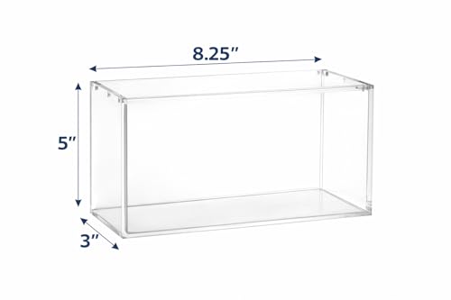 Acrylic Display Case for Magic: The Gathering Booster Boxes, Clear Protective Hard Case with Removable Lid, Fits Standard MTG Sealed Boxes