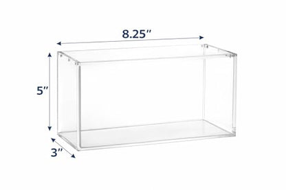 Acrylic Display Case for Magic: The Gathering Booster Boxes, Clear Protective Hard Case with Removable Lid, Fits Standard MTG Sealed Boxes