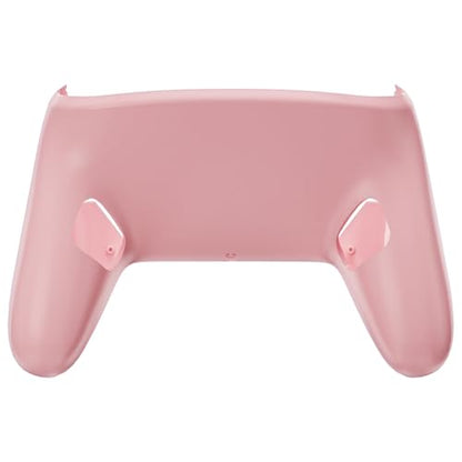 eXtremeRate Bottom Shell for Nintendo Switch 2 Pro, Puffy Pink | Custom DIY Rear Back Plate Housing Replacement Cover Case for Nintendo Switch 2 Pro Controller - color: Puffy Pink