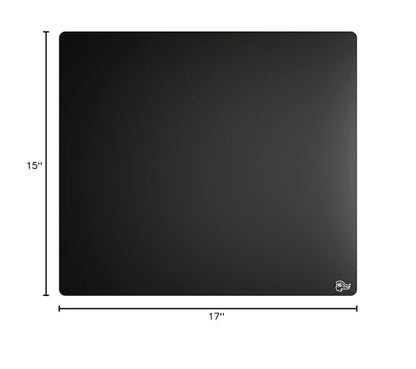 GLORIOUS Elements Air Mousepad - XL Hard and Ultra Thin Polycarbonate Flexible Surface Large Gaming Mouse Pad 15"X17" Extended Hard Mousepad (Helios) (GLO-MP-ELEM-AIR) - color: Air