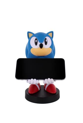 Cableguys Sonic Controller Holder & Phone Stand - Gaming Setup Accessories for Desk and Game Room, Controller Stand Compatible with Xbox, PlayStation & Most Standard Game Controllers