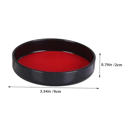 5pcs Plush Leather Dice Cup Lid Holder Dice Shaker Base Storage Cup Lid Base Tray for Bar