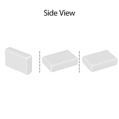 LeMotech Project Box 5 Pieces ABS Plastic Electrical Project Case Small Junction Box for Electronics White 3.62 x 2.28 x 0.90 inch (92 x 58 x 23 mm) - color: 5 pieces, size: 3.62"x 2.28"x 0.90"
