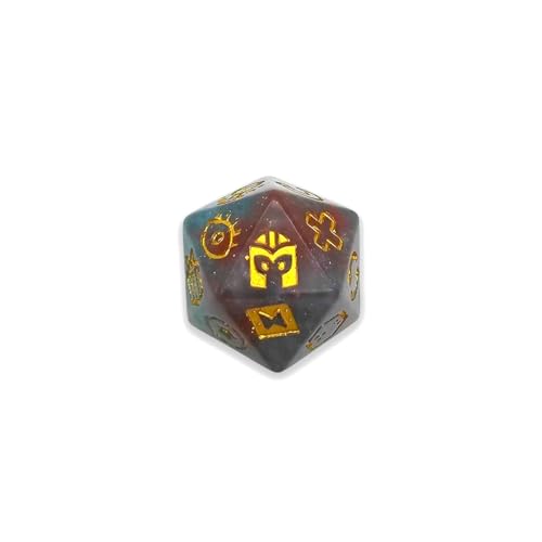 Heroes of Barcadia Die of Barcane Chaos | Random Effect Dice Expansion with Chaos Scroll for Dungeon Crawl Party Game