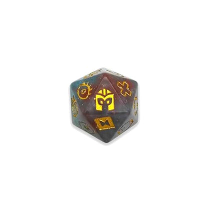 Heroes of Barcadia Die of Barcane Chaos | Random Effect Dice Expansion with Chaos Scroll for Dungeon Crawl Party Game