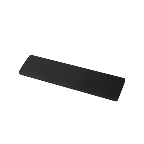Keychron 12.48" Silicone Wrist Rest for 75% Compact Mechanical Keyboards, Ergonomic Palm Support with Full Honeycomb Non-Slip Base, Compatible with K2/K2 Pro/K2 Max/K2 HE/K6/K6 Pro/K6 HE - color: Black, size: 12.43"-75% Layout-K2/K6 (Pro/Max/HE)