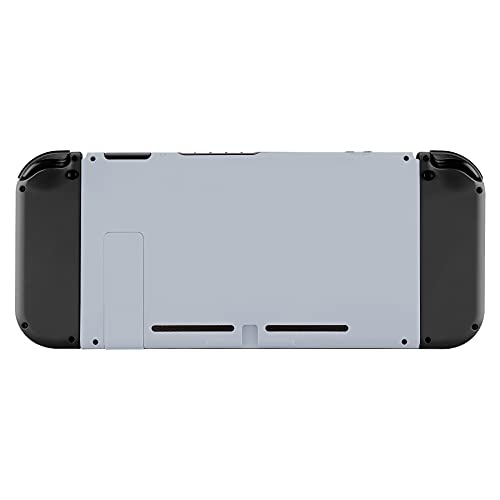 eXtremeRate New Hope Gray Back Plate for Nintendo Switch, DIY Replacement Housing Shell Case for Nintendo Switch Console with Kickstand [Only the Backplate, NOT the Console] - color: New Hope Gray