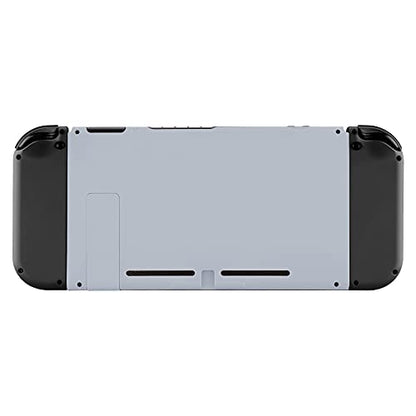 eXtremeRate New Hope Gray Back Plate for Nintendo Switch, DIY Replacement Housing Shell Case for Nintendo Switch Console with Kickstand [Only the Backplate, NOT the Console] - color: New Hope Gray