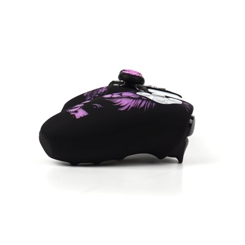 Lion Controller Skin Cover Compatible with PS5/Playstation 5 Controller, RALAN Protector Case Customised Thumb Grip - color: Lion Black Purple