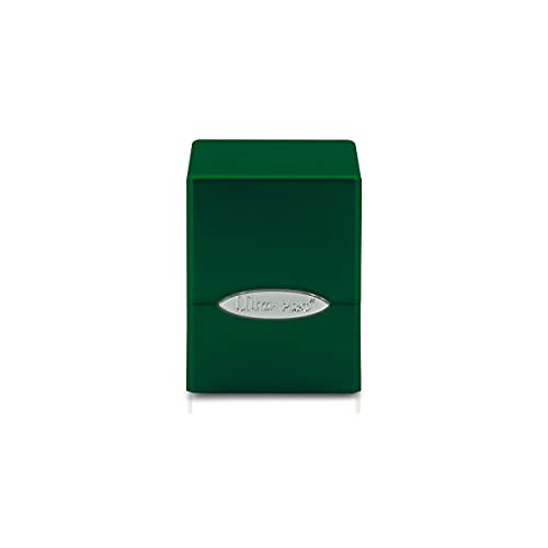Ultra Pro Deckbox Satin Hi-Gloss Emerald Green - color: Hi-gloss Emerald Green