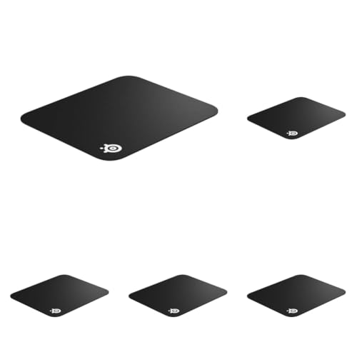 SteelSeries QcK Gaming Mouse Pad - Small Cloth - Optimized for Gaming Sensors Small (Pack of 5) - color: Black, size: Small (Pack of 5), style: Classic